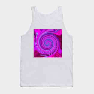 Pink and red swirl, twirl Tank Top
